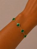 Bracelet "Green Rosalia"
