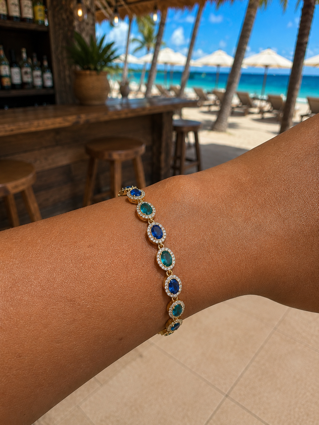 Bracelet "Blue Johra"