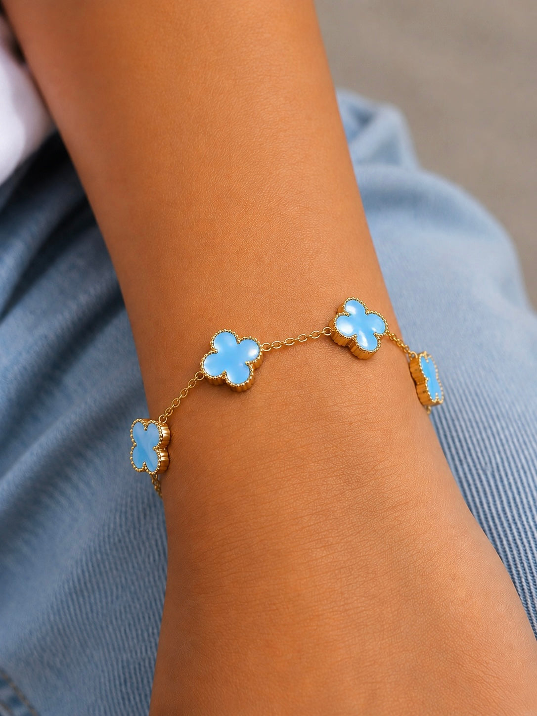 Bracelet "Blue Rosalia"
