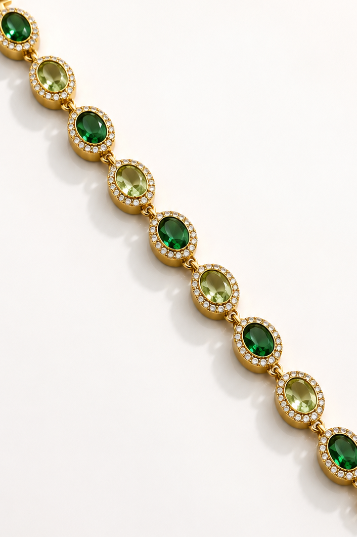 Bracelet "Green Johra"