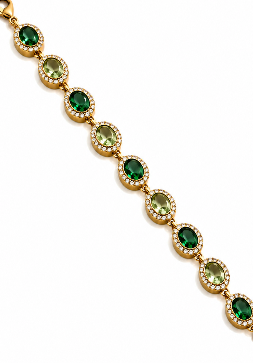 Bracelet "Green Johra"