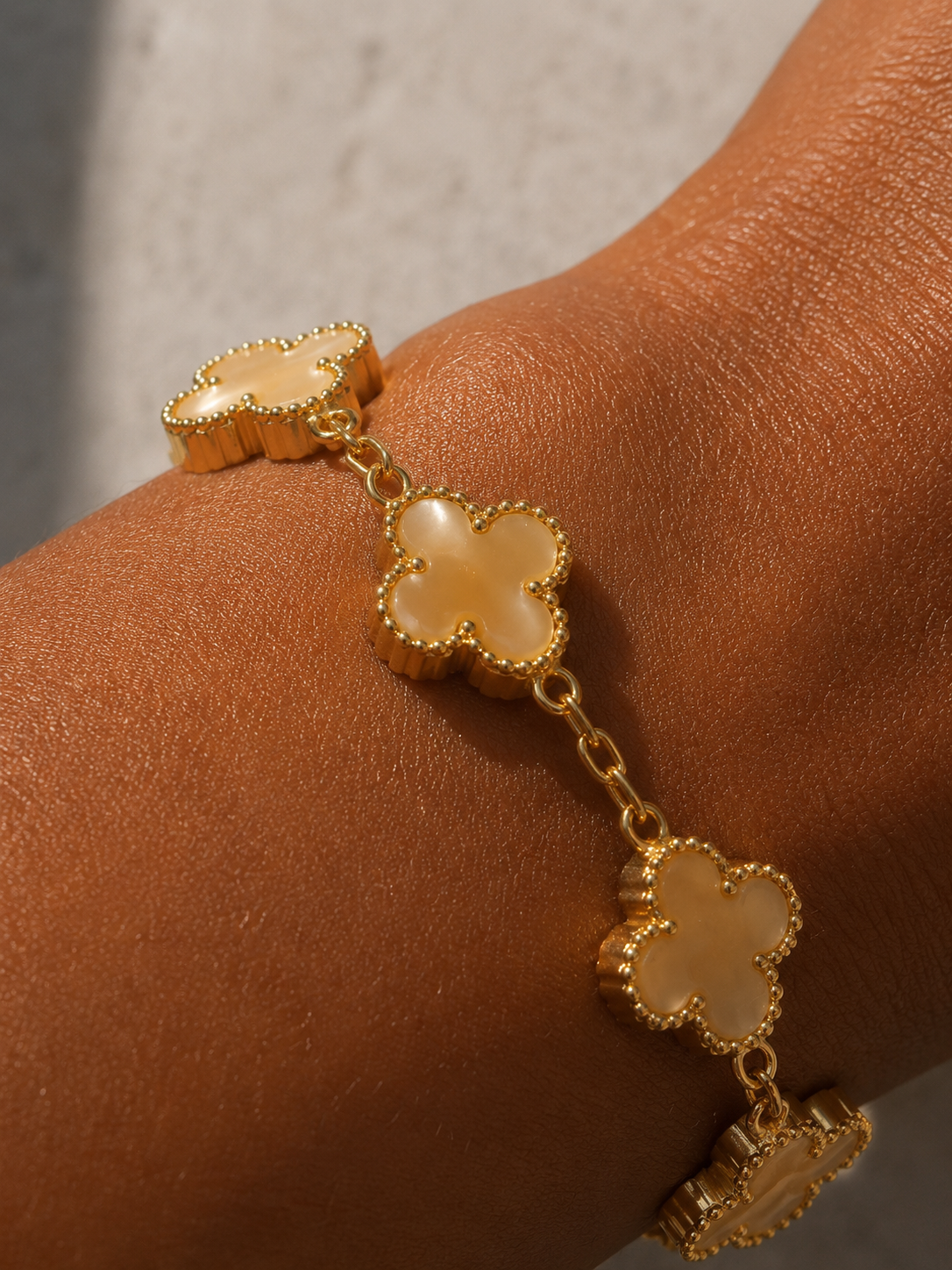 Bracelet "Mustard Rosalia"