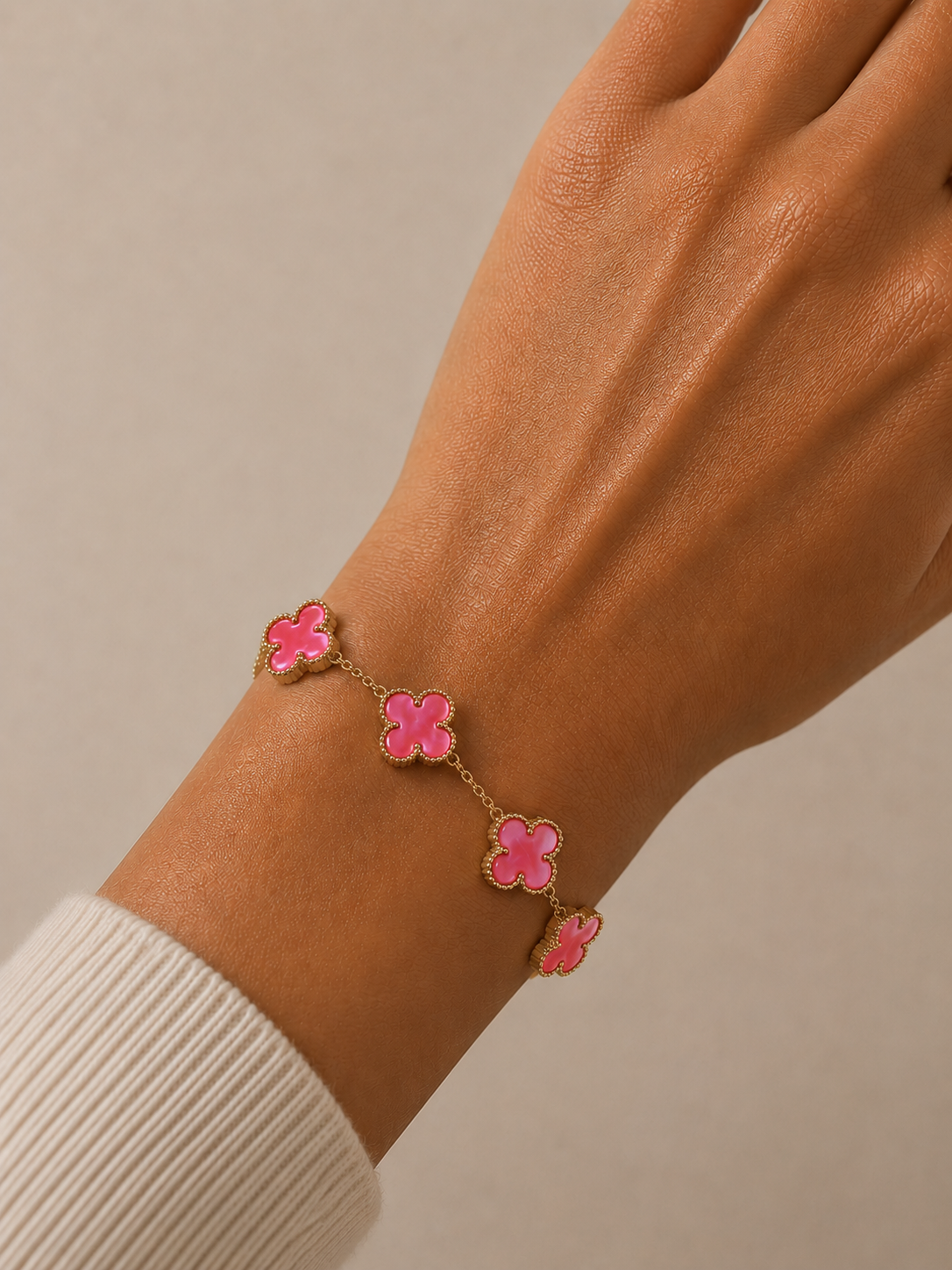 Bracelet "Pink Rosalia"